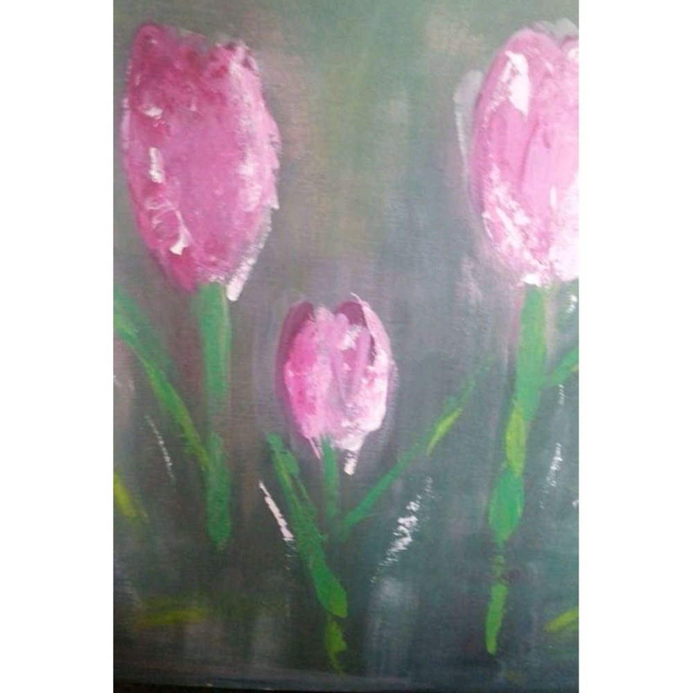 Pink Tulip Canvas Art